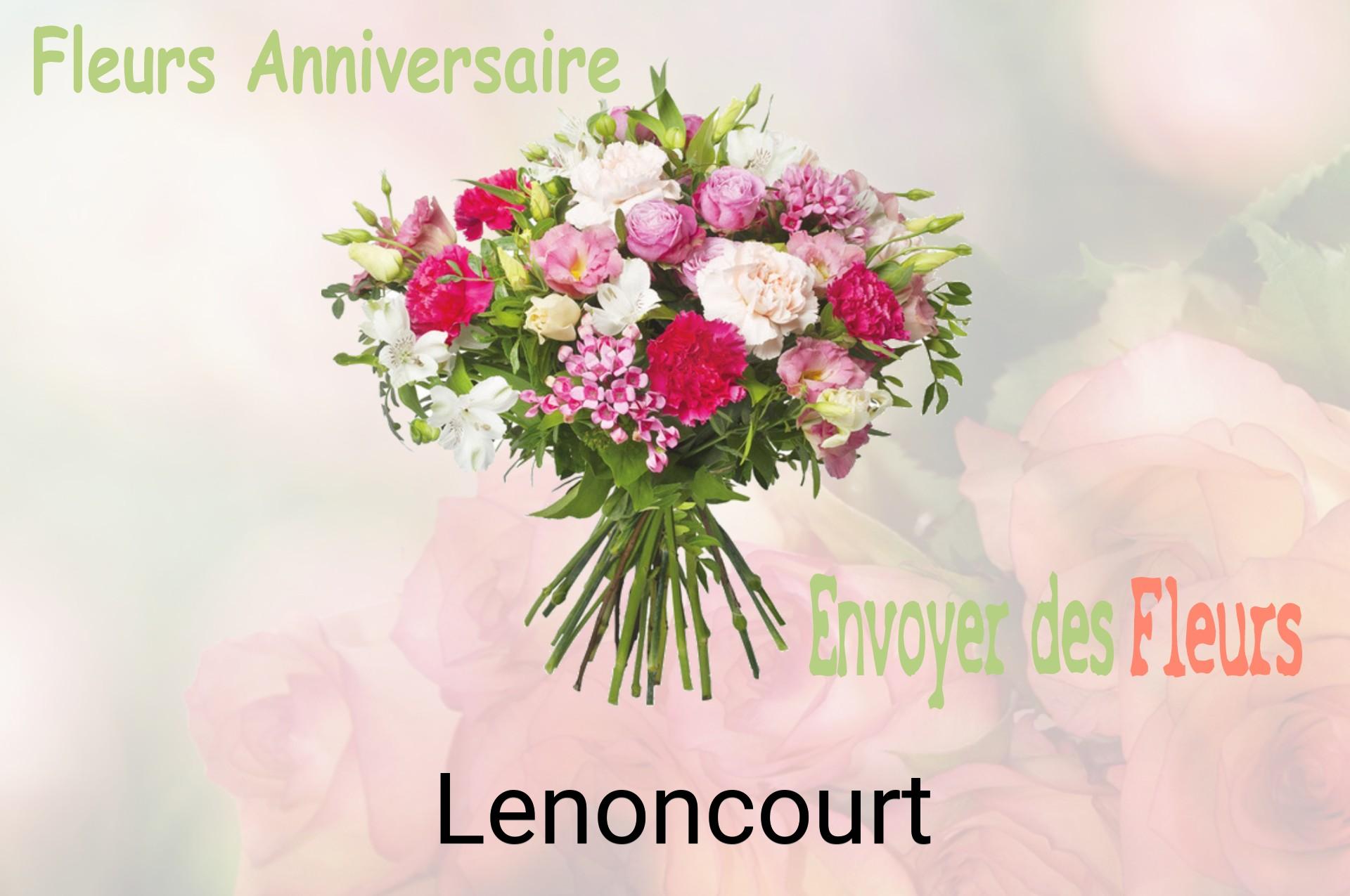 Bouquet de fleurs d’anniversaire livré à Lenoncourt