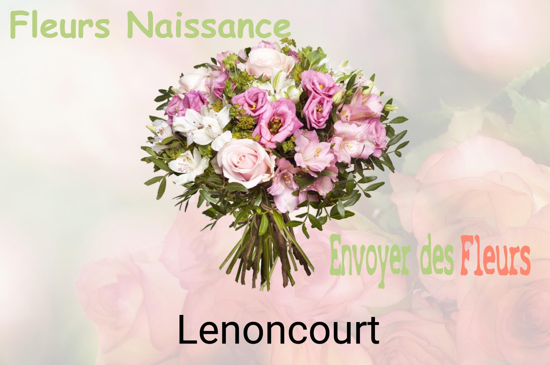 Bouquet de fleurs de naissance livré à Lenoncourt